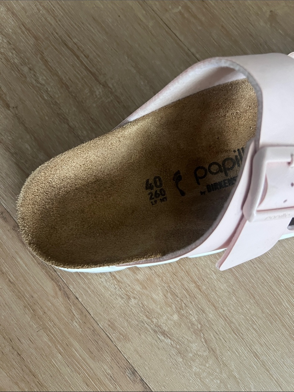 Papillio by Birkenstock Arizona Chunky Sandal Light Rose Size 40 - Picture 5 of 9